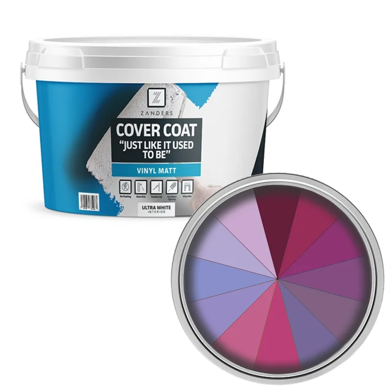 Zanders Cover Coat Vinyl Matt - Shades Of Violet & Purple