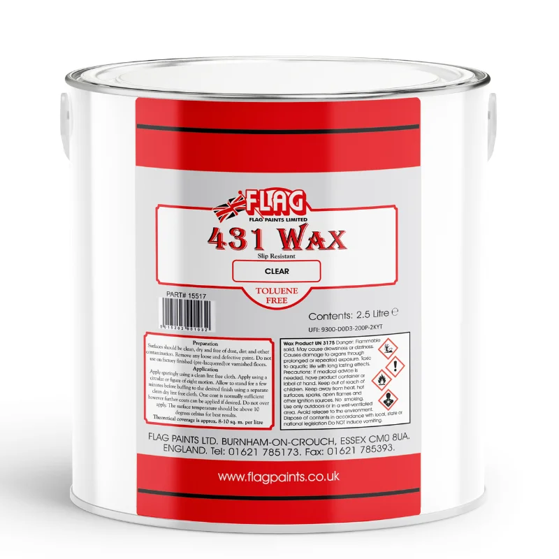 Flag 431 Wax | For Interior Wood Floors