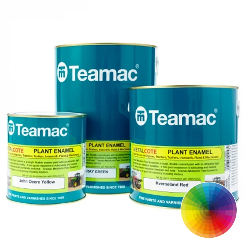 CLEARANCE - Teamac Metalcote Plant Enamel - RAL7033 - Cement Grey