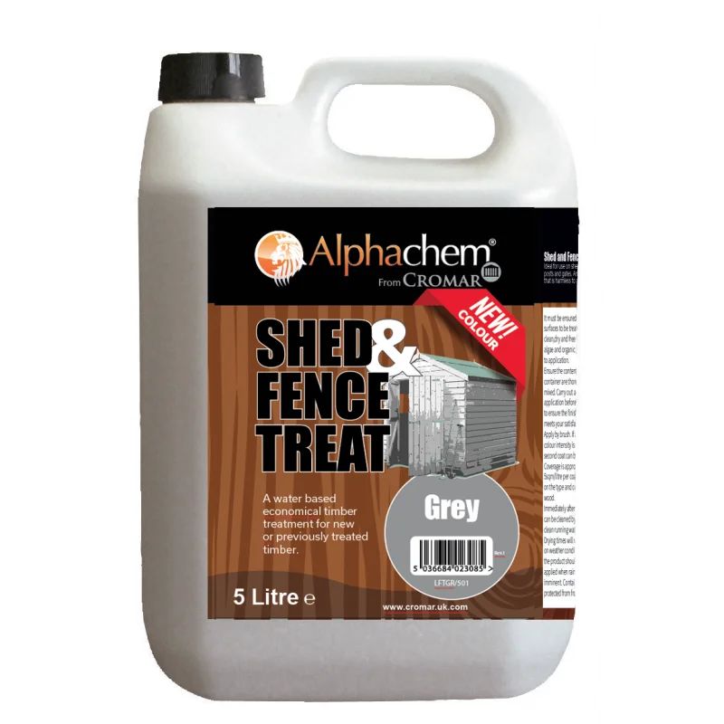 Cromar AlphaChem Shed & Fence Treat | Wood Colouring & Protection