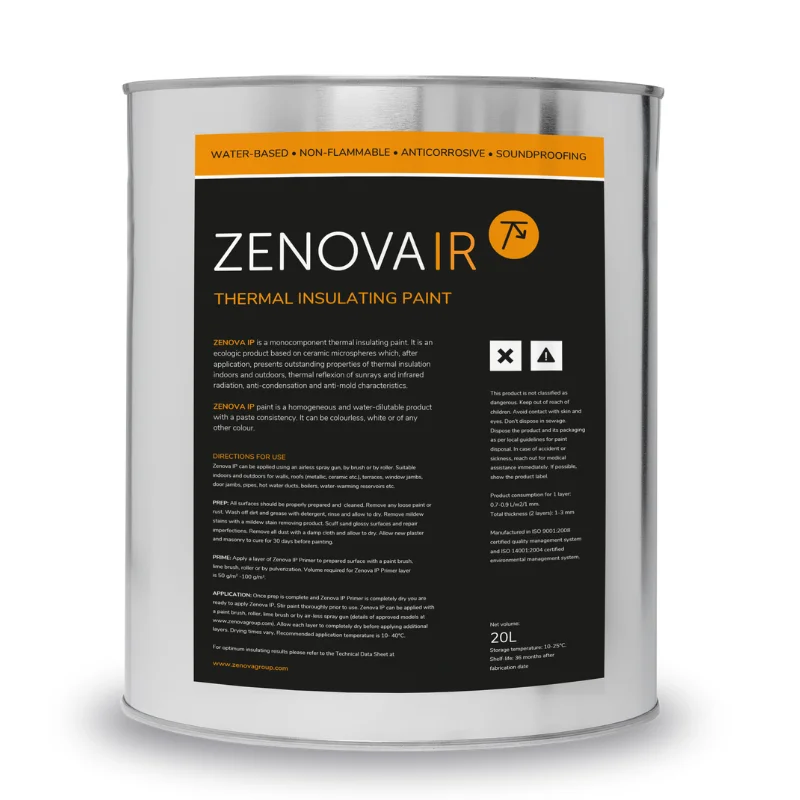 Zenova IR Thermal Insulating Plaster | 10 Year Warranty