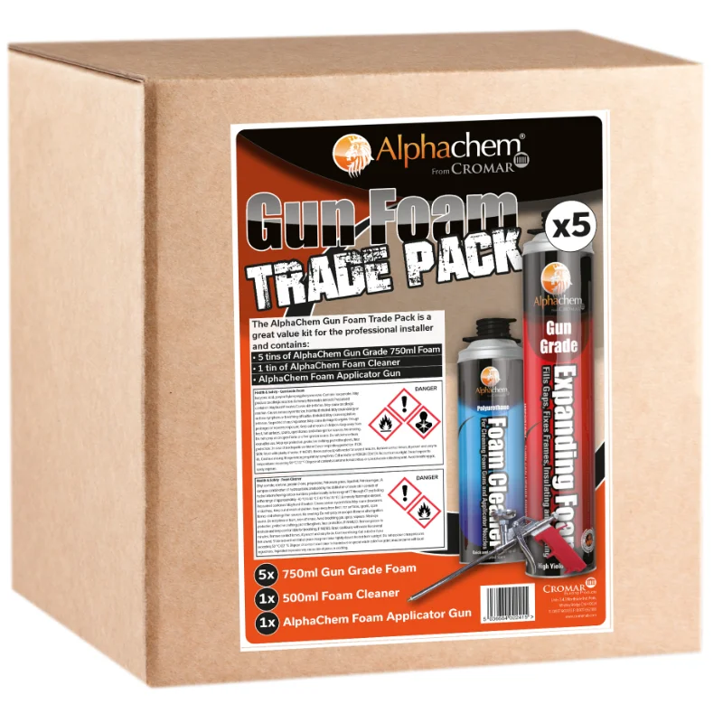 Cromar AlphaChem Gun Foam Trade Pack | A great value kit for the professional installer