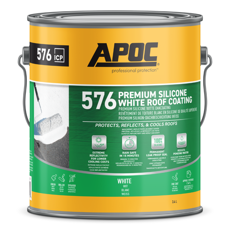 APOC 576 Premium Silicone Roof Coating | Rawlins Paints | Rawlins Paints