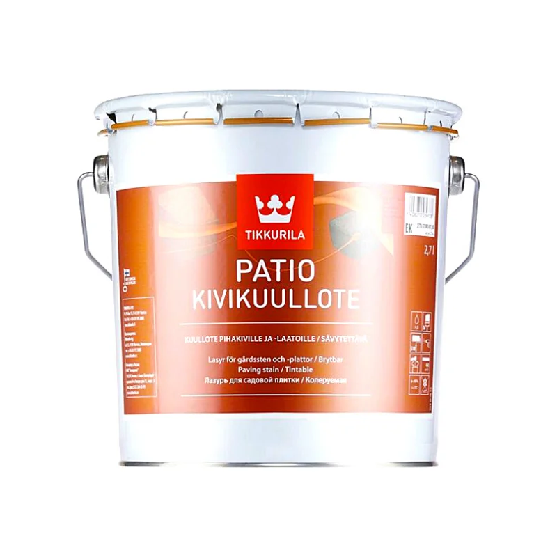 Tikkurila Patio Paving Stain | Colour Garden Concrete Stones & Slabs