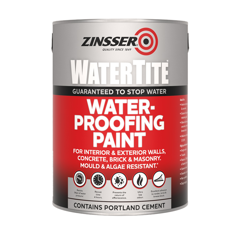 Zinsser Watertite Waterproofing Paint & AntiMould Rawlins Paints