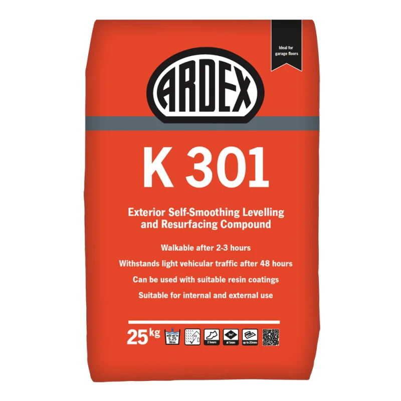 Ardex K 301 Exterior Self Levelling Concrete Resurfacing Compound