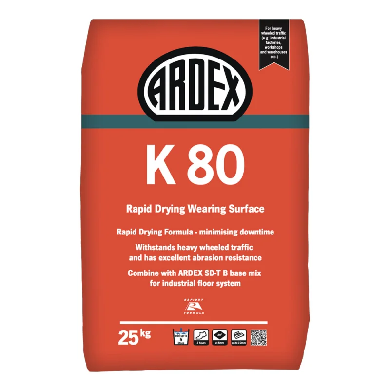 Ardex K 80 Rapid Drying Industrial Topping / Wearing Surface