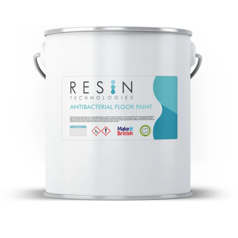 Resin Technologies Antibacterial Epoxy Floor Paint | Anti-Slip Options