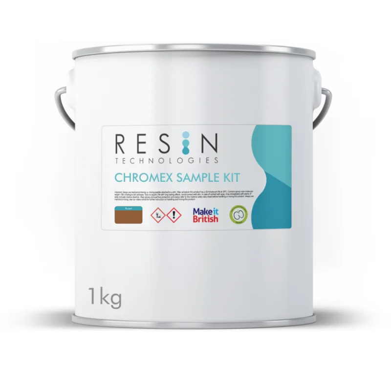 Resin Technologies ChromeX Metallic Sample Kit | Marble Floors