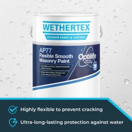 Wethertex AP77 Flexible Smooth Masonry Paint - Shades of Green