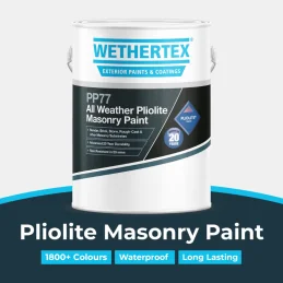 Wethertex PP77 All Weather Pliolite Masonry Paint - Shades of Brown