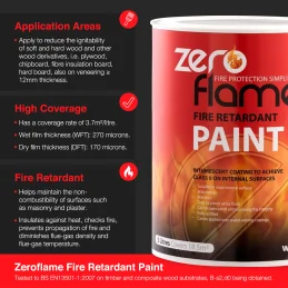 Zeroflame Fire Protection Paint For Wood