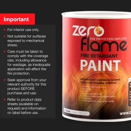 Zeroflame Fire Protection Paint For Wood