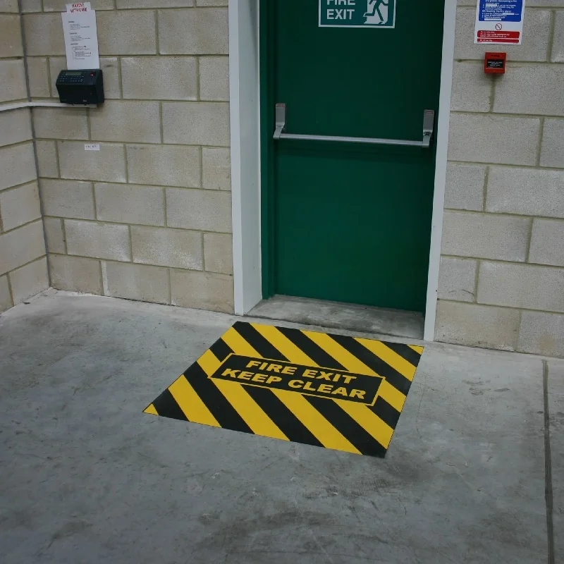 Heskins Fire Exit Markings