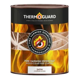 Thermoguard Fire Varnish Overcoat (Exterior) | Decorative Lacquer for Fire Varnish Basecoats