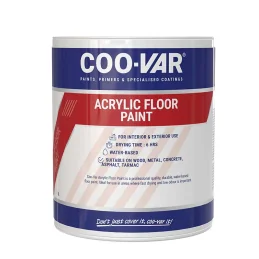 Coo-Var Acrylic Floor Paint...