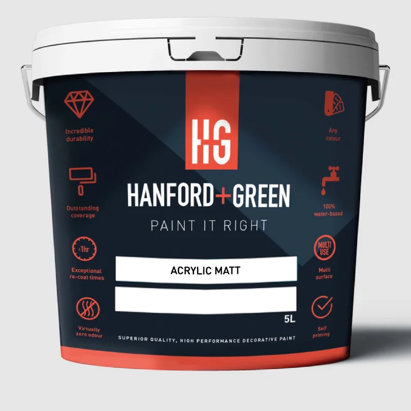 Hanford & Green Acrylic Matt | 5,000+ Colours | Rawlins Paints