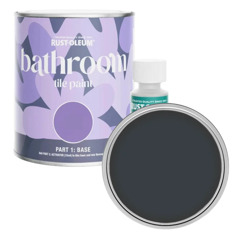 Rust-Oleum Bathroom Tile Paint | Moisture Resistant | Anthracite Grey