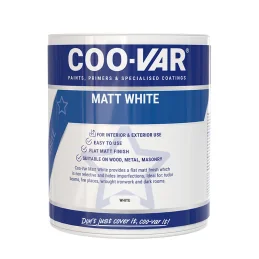 Flat Matt White Paint