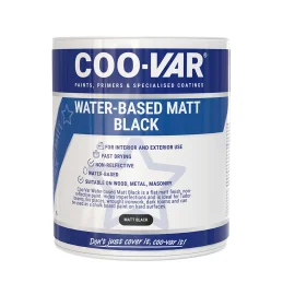 Matt Black Paint (Water-Based)