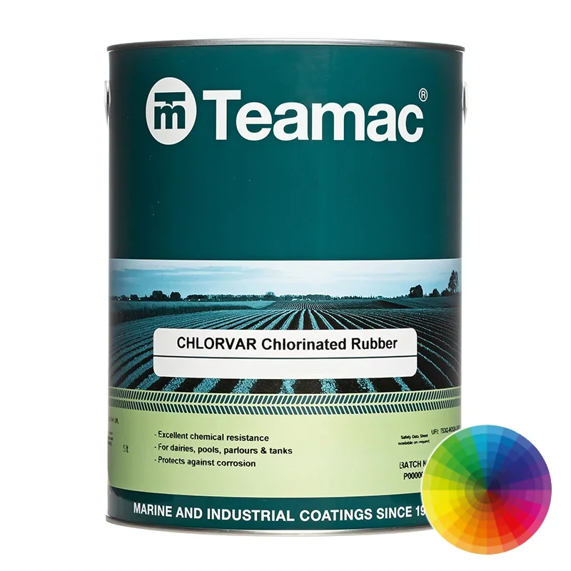 Teamac Chlorvar Chlorinated Rubber Paint | 2,400+ Colours | Swimming Pools