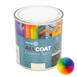 CLEARANCE - Zinsser AllCoat Exterior Satin (Solvent Based) - RAL 6026 - 1L