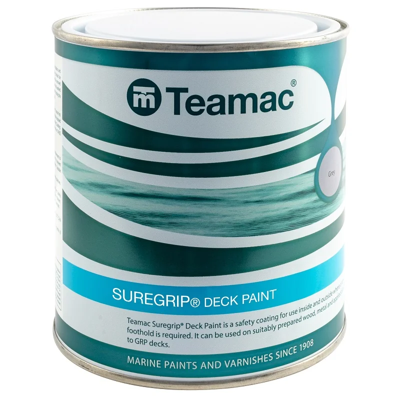 CLEARANCE - Teamac Suregrip Deck Paint - Buttermilk - 5L