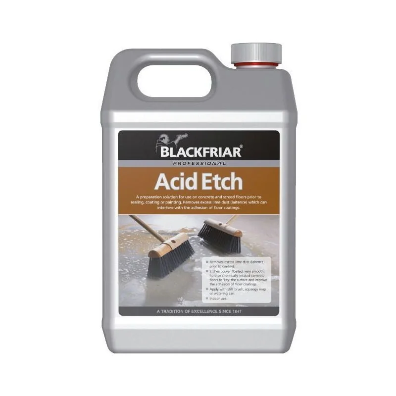 Blackfriar Professional Acid Etch | Surface Preparation Solution For Use On Concrete And Screed Floors