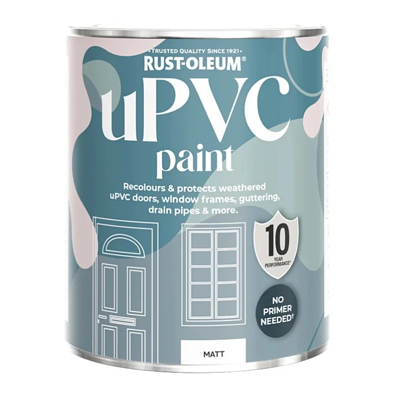 CLEARANCE - Rust-Oleum uPVC Door and Window Paint - Matt Sage Mist 750ml