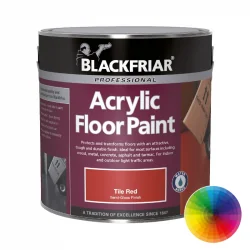 CLEARANCE - Blackfriar Acrylic Floor Paint - Black 2.5L