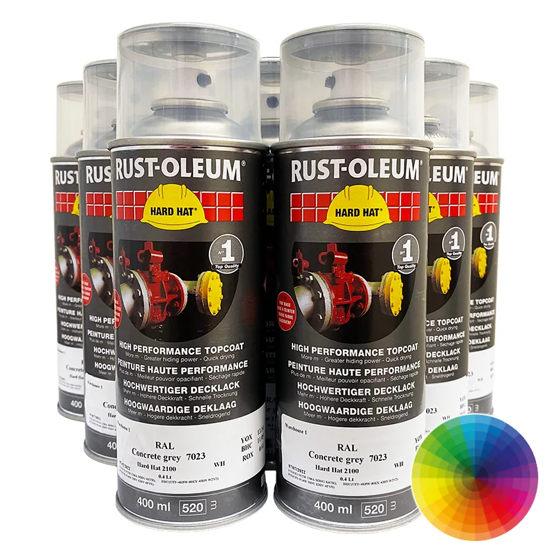 Rust-Oleum Hard Hat Topcoat Custom Colour Aerosols | 4,000+ Colours RAL, NCS, British Standard