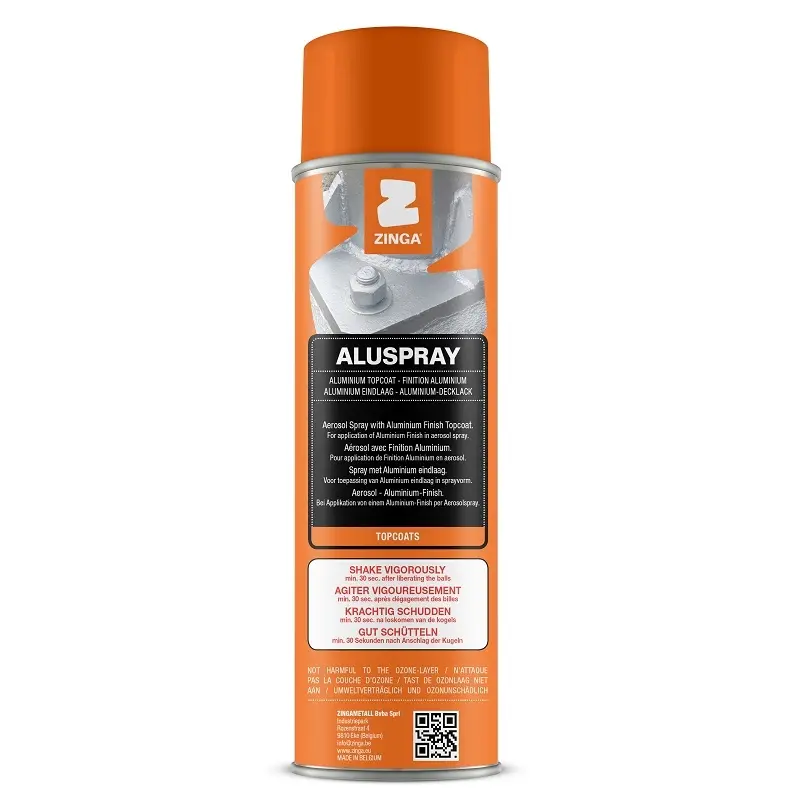 Zinga Aluspray | Metal Topcoats