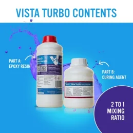 Vista Rapids Epoxy Resin – Clear, High-Viscosity, Fast-Curing