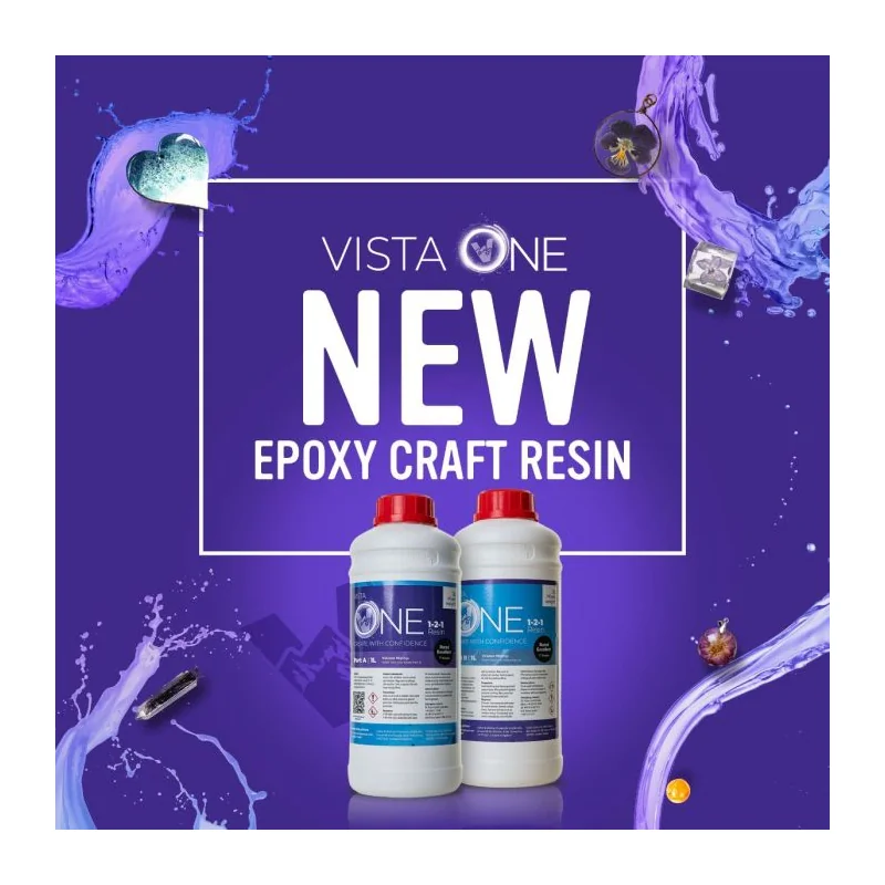 Vista One Epoxy Resin - Clear Casting Resin for Crafts