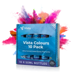 Vista Epoxy Pigments - 10 Vibrant Colours for Resin