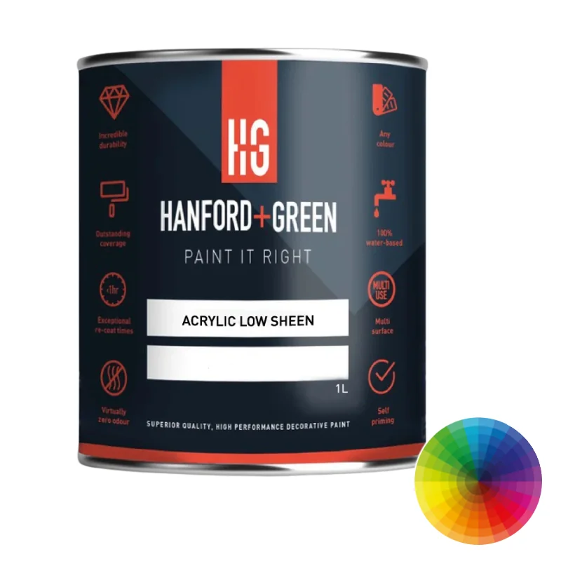 Hanford & Green Acrylic Low Sheen | 5,000+ Colours |  Rawlins Paints