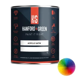 Hanford & Green Acrylic Satin | 5,000+ Colours | Rawlins Paints