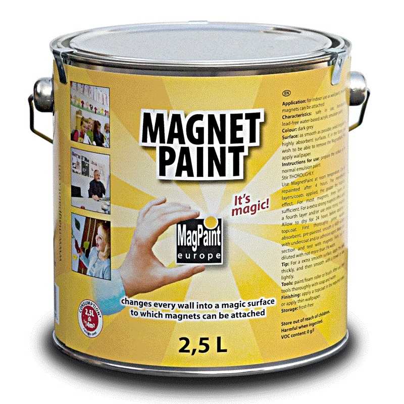 CLEARANCE - 2.5L Magpaint Europe Magnet Paint