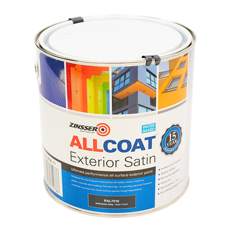 CLEARANCE - Zinsser AllCoat Exterior Satin (Water Based) - RAL 3001 1L