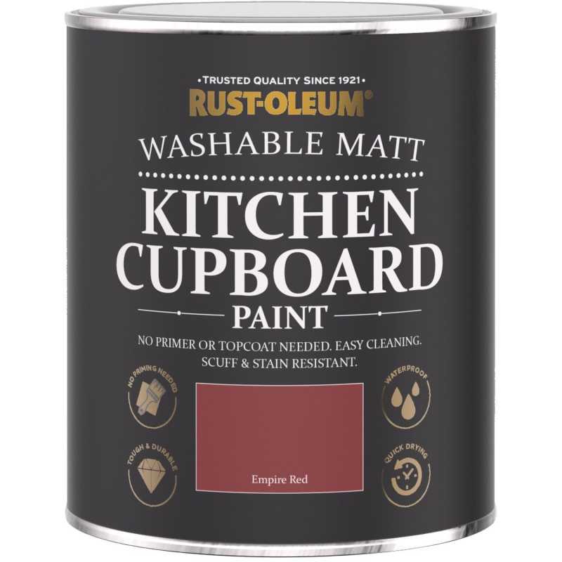 Clearance - Rust-Oleum Kitchen Cupboard Paint - Steamed Milk Matt 750ml