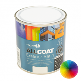 Zinsser AllCoat Exterior Satin (Solvent Based) | 4,400+ Colours