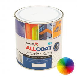 Zinsser AllCoat Exterior Satin | Multi-Surface Paint in 4,400+ Colours