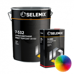 Selemix 7-532/7-533 2K Polyurethane Direct Topcoat Economy | 6,700+ Colours