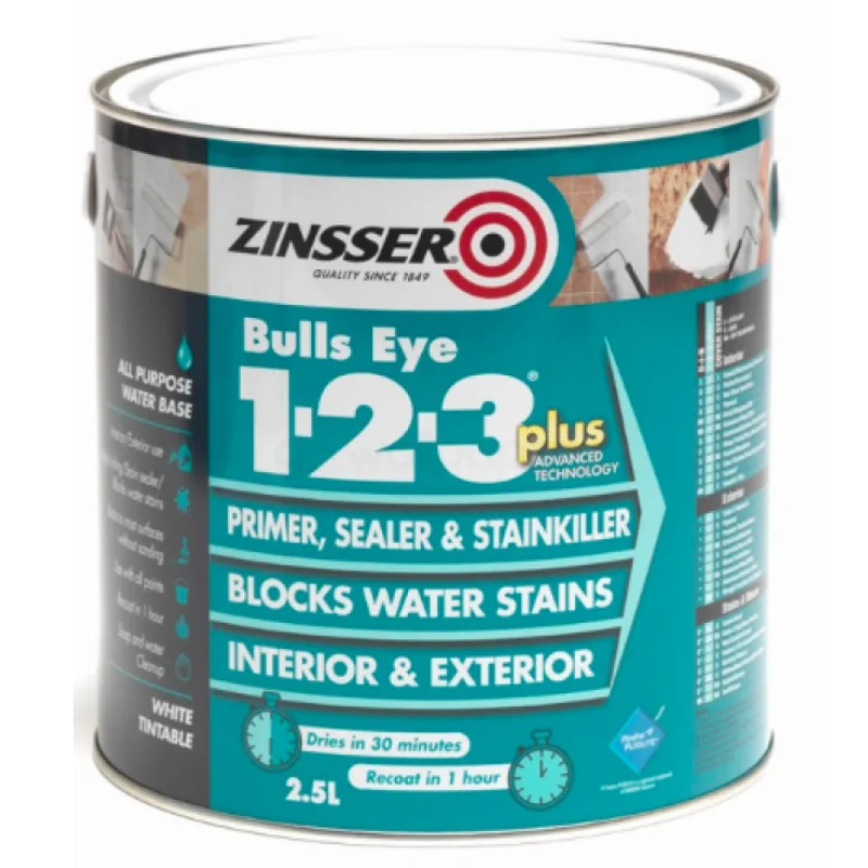 Bulls Eye 1-2-3 Plus Primer | High Performance Stain Blocker