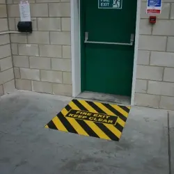 Heskins Fire Exit Markers | Anti Slip