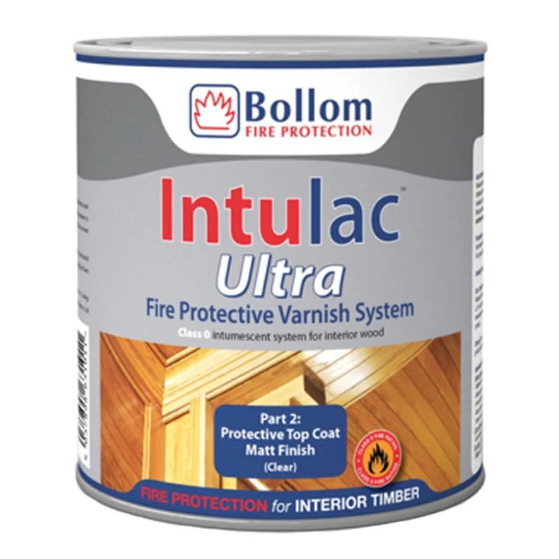 Bollom Intulac Ultra Topcoat | Fire Protection for Communal Areas | Rawlins