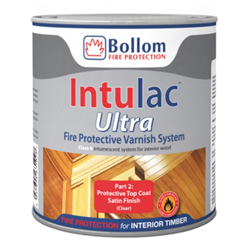 Bollom Intulac Ultra Topcoat | Fire Protection for Communal Areas | Rawlins