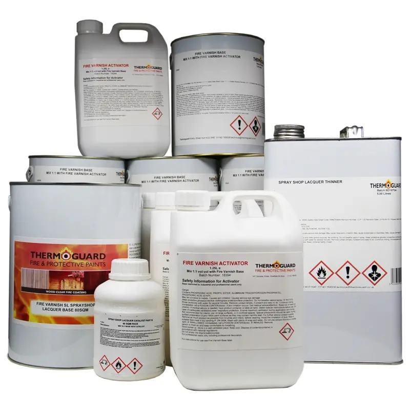 Thermoguard Fire Varnish Sprayshop Lacquer System