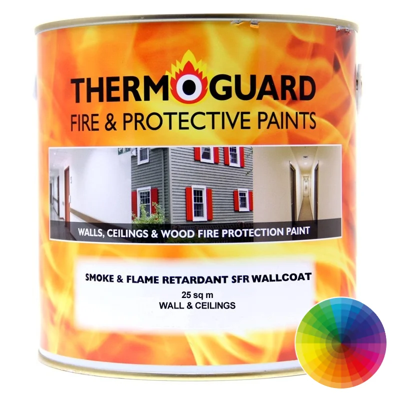 Thermoguard Wallcoat Smoke & Flame Retardant Topcoat | 4,000+ colours available from RAL, BS and NCS