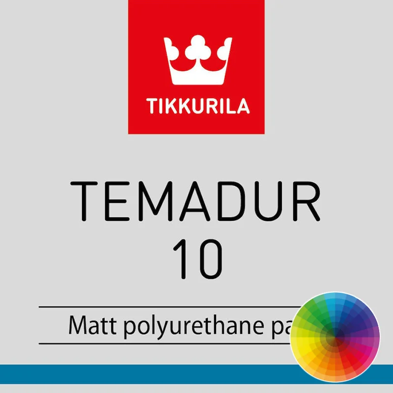 Tikkurila Temadur 10 | Metal Topcoats | Primer & Topcoat For Epoxy Systems